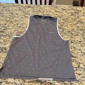 Nike Gray Star-Patterned Tank Top